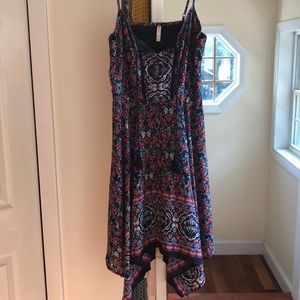 Handkerchief dress with pockets